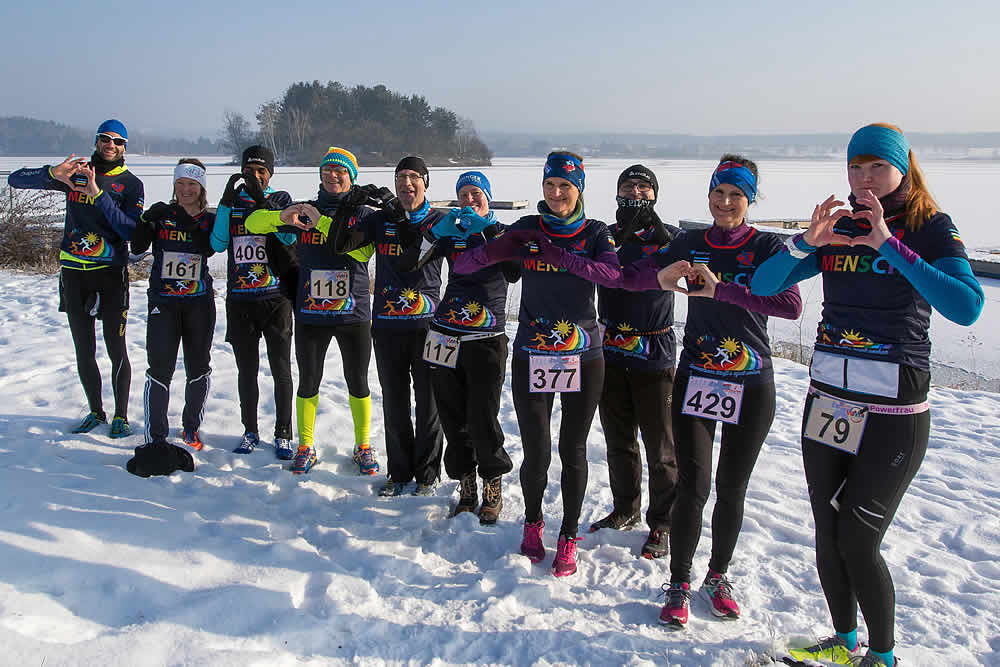 Winterlauf-Challenge – Steinberger See mit Herz