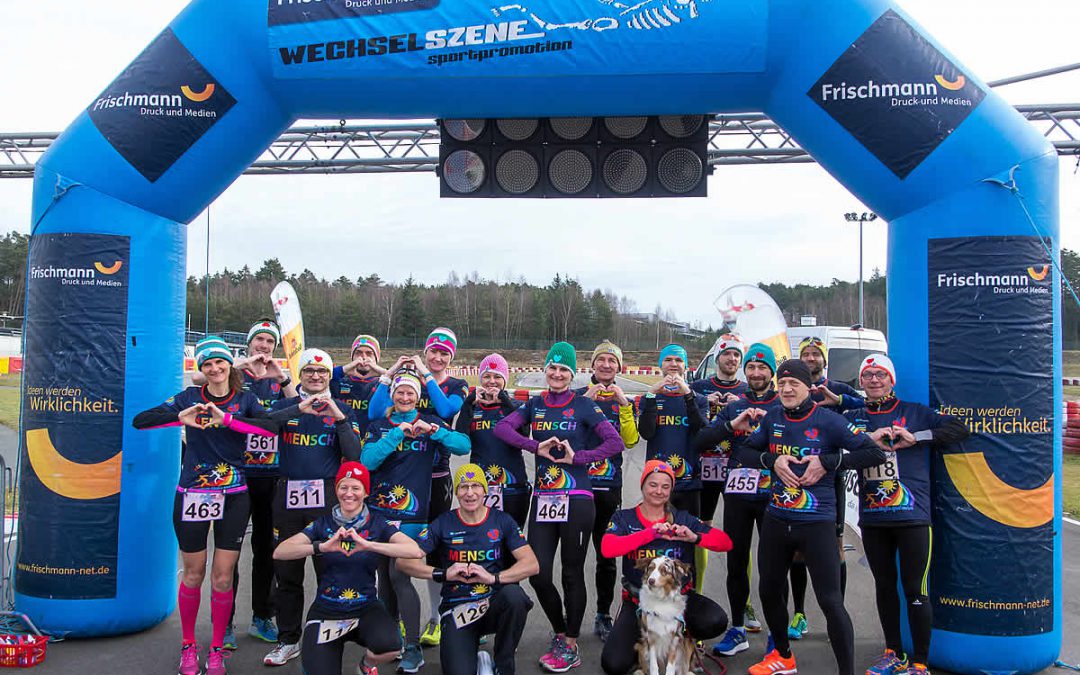 Winterlauf-Challenge Murner See mit Herz